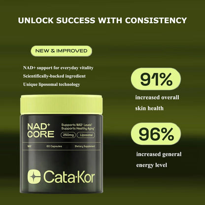 Cata-Kor NAD+ Advanced - NAD Supplement with Resveratrol